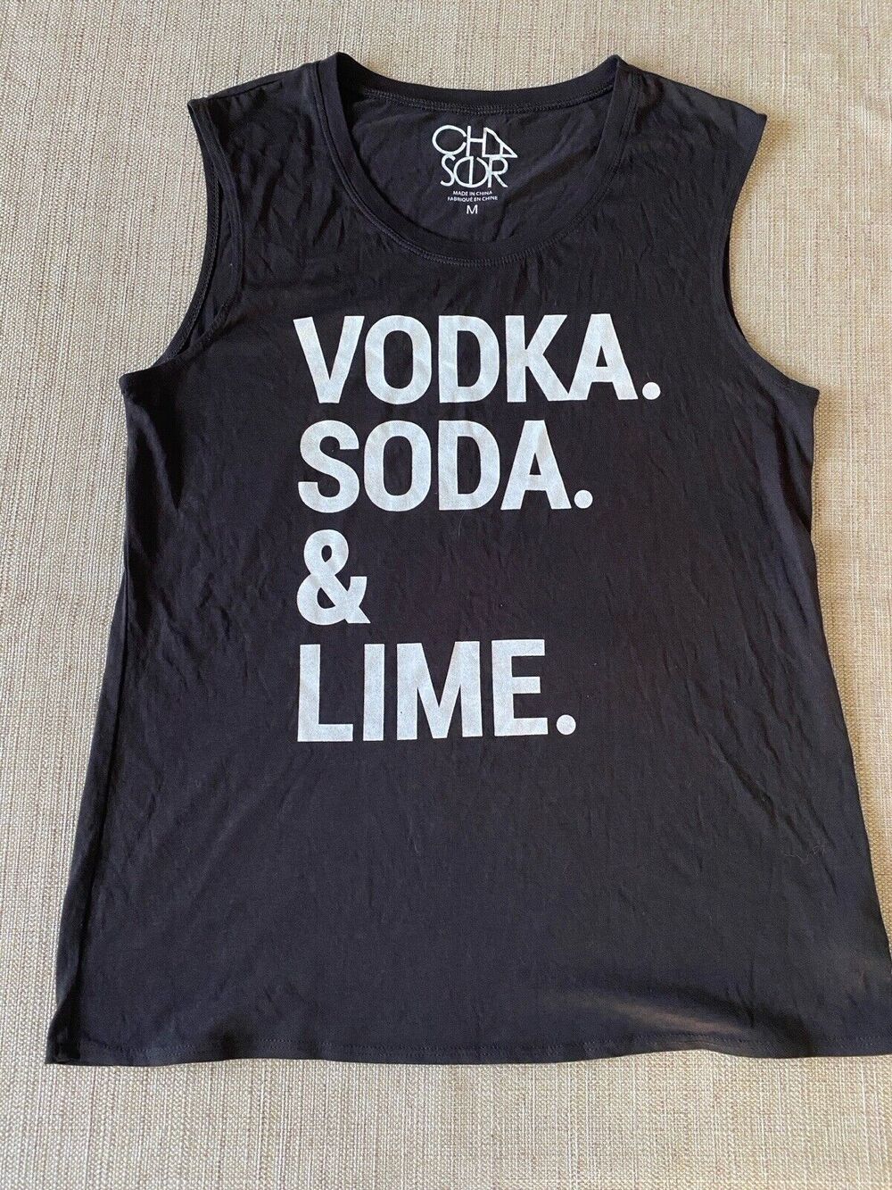 CHASER VODKA SODA & LIME Graphic Tee M